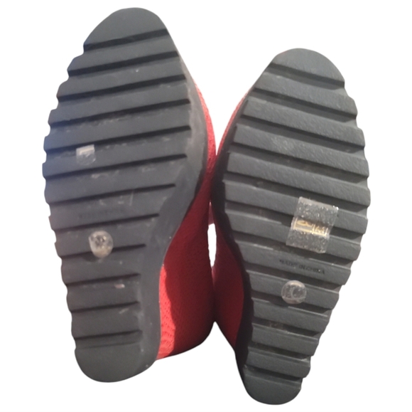 Senso diffusion Zaki coral black snakeskin print platform wedges heels 39 9 nwob - Picture 6 of 7